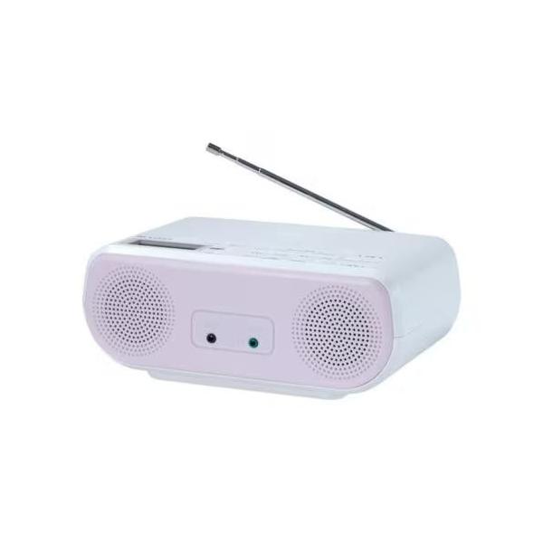 東芝(TOSHIBA) AX-CR30P ピンク CDラジオ AM/FM ワイドFM対応 声