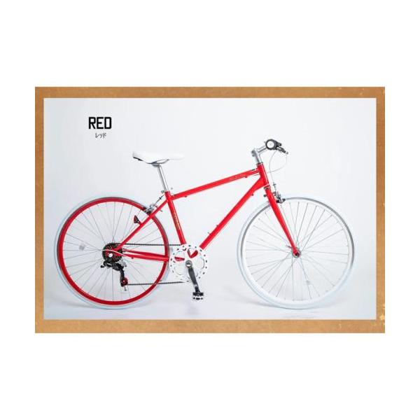 クロスバイク 700x28C シマノ製6段変速 21テクノロジー(21Technology