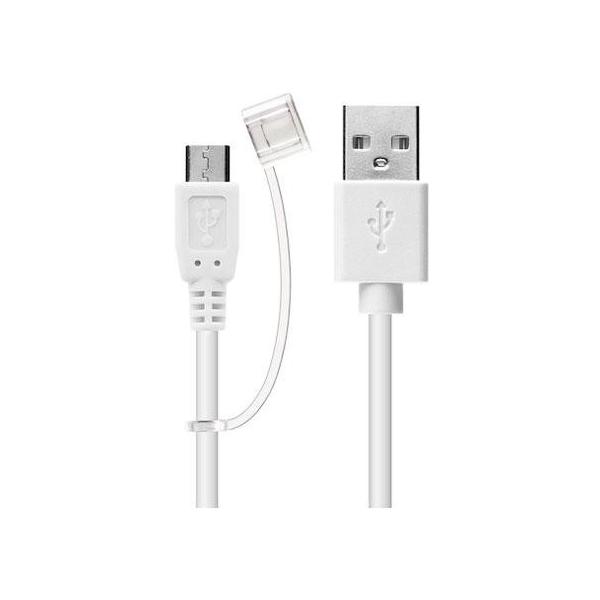 PGA PG-IQMC12M2WH zCg IQOSp USB[dP[u micro USB RlN^ P[u1.2m