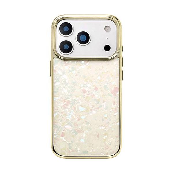 UNiCASE(ユニケース) Glass Shell Case gold for iPhone17 Proケース UNI-CSIP25MP-0GSGD