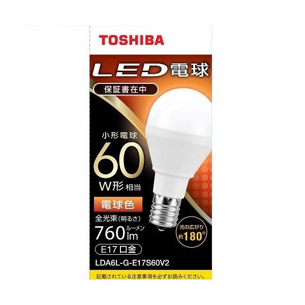 (TOSHIBA) LDA6L-G-E17S60V2 `d` dF E17 60W` 760lm