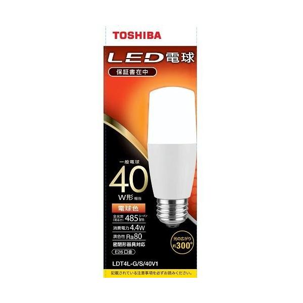 (TOSHIBA) LDT4LGS40V1 dF LEDd E26 40W` 485lm