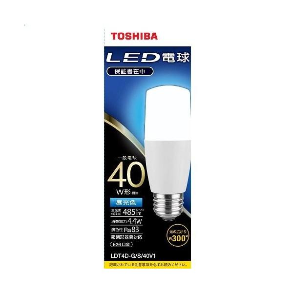 (TOSHIBA) LDT4DGS40V1 F LEDd E26 40W` 485lm