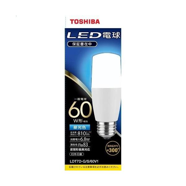 (TOSHIBA) LDT7DGS60V1 F LEDd E26 60W` 810lm