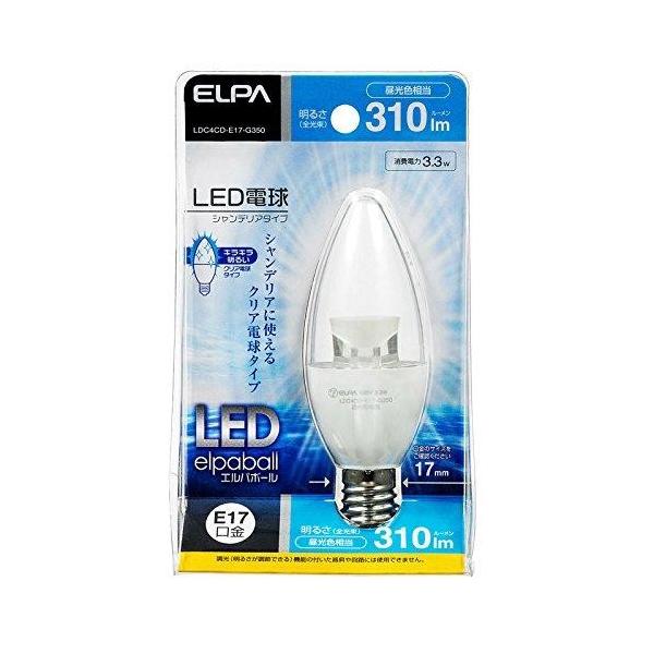 �G���p(ELPA) LDC4CD-E17-G350 �����F LED�d�� �V�����f���A���` E17 �����F