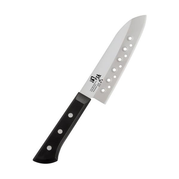 ★新品送料込★貝印関孫六要切付け三徳包丁195mm六寸半反り付両刃八角柄一体口金 貝印 関孫六 わかたけ 三徳穴あき 165mm AB5419 (包丁) 価格比較