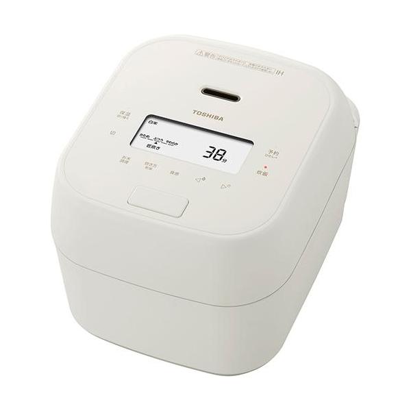 東芝(TOSHIBA) RC-10PGA-W ミルキーホワイト 炎匠炊き 真空圧力IH炊飯