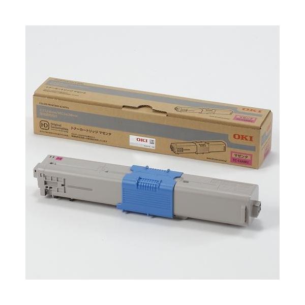 沖データ OKI TC-C4AM1 純正 トナーカートリッジ マゼンタ : EC
