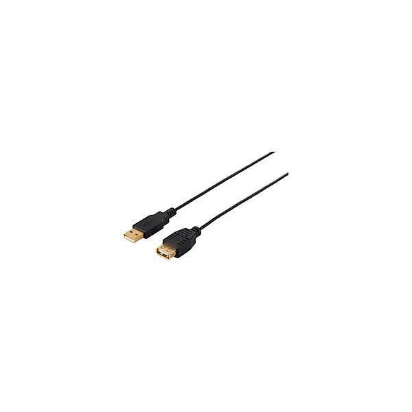 �o�b�t�@���[(BUFFALO) BSUAASM205BK �u���b�N USB2.0�����P�[�u�� A to A �X���� 0.5m