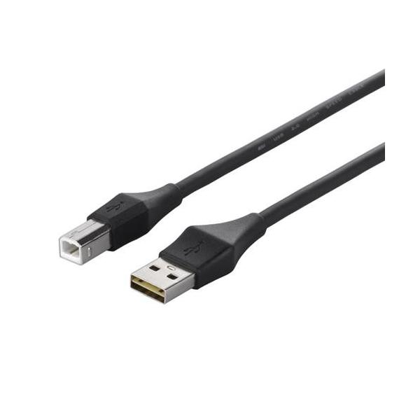 �o�b�t�@���[(BUFFALO) BSUABDU220BKA �u���b�N �ǂ�����USB2.0�P�[�u��/A to B 2m