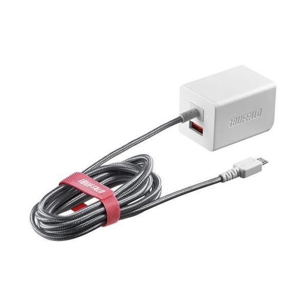 �o�b�t�@���[(BUFFALO) BSMPA2401BC2TWH �z���C�g BSMPA2401BC2T�V���[�Y 1.8m