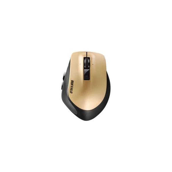 �o�b�t�@���[(BUFFALO) Premium Fit BSMLW500MGD �S�[���h USB �������[�U�[�}�E�X 2.4GHz�ڑ� 5�{�^��