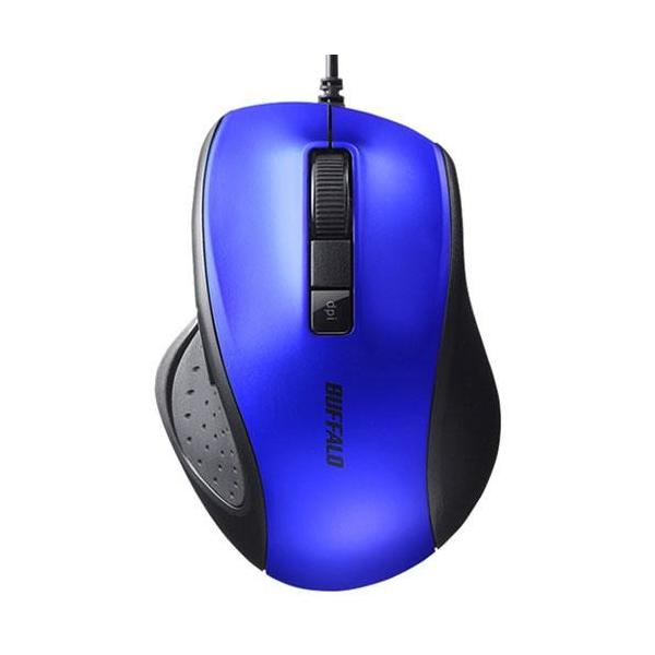 �o�b�t�@���[(BUFFALO) BSMBU300BL �u���[ USB �L��BlueLED���w���}�E�X �É� 5�{�^��