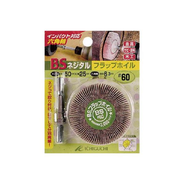 あち イチグチ 50506 ネジタル-フラップホイル 六角軸 30X25/6.3