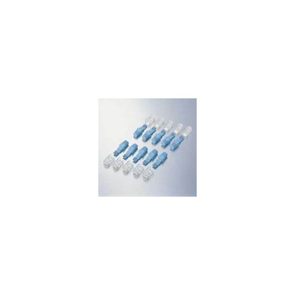 �G���R��(ELECOM) LD-FRJ45T10 �X�[�p�[�t���b�g�P�[�u���pRJ45�R�l�N�^�[ 10��