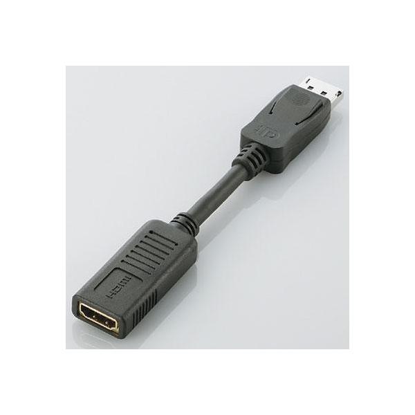 GR(ELECOM) AD-DPHBK ubN DisplayPort-HDMI ϊA_v^
