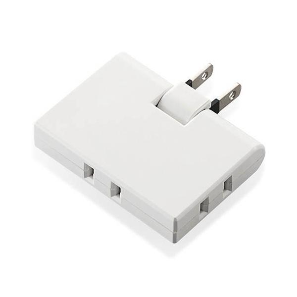 �G���R��(ELECOM) T-TR03-2300WH �z���C�g �g���v���^�b�v �R�[�i�[�^�C�v 2�s�� 3��