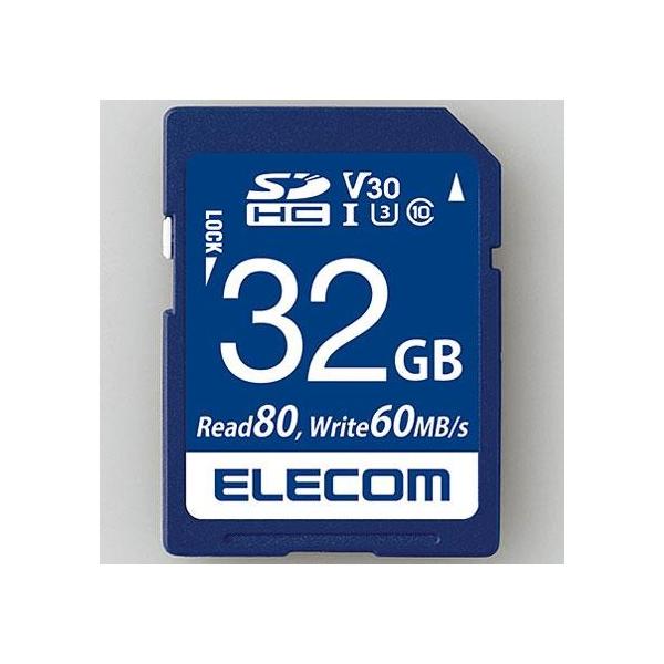 �G���R��(ELECOM) MF-FS032GU13V3R MF-FSU13V3R�V���[�Y �f�[�^����SDHC�J�[�h 32GB