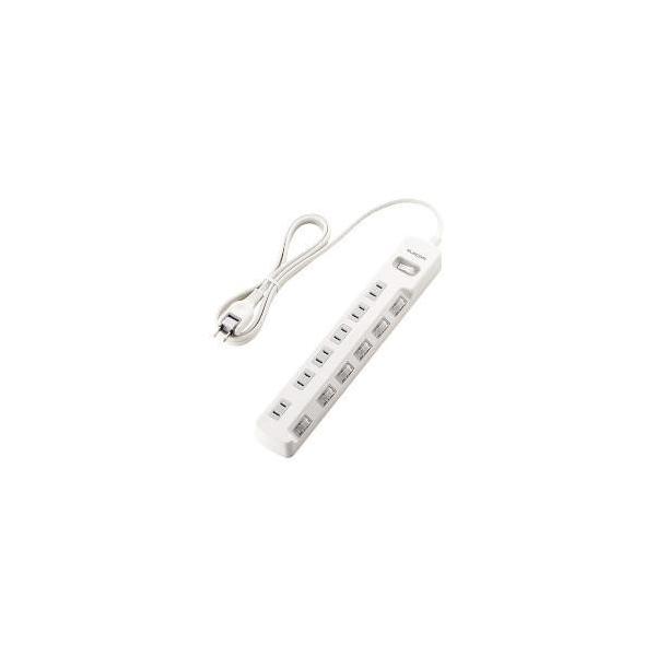 GR(ELECOM) T-E7A-2620WH zCg ȃGl^bv ꊇ&amp;ʃXCb`t R[h 2s 6 2m