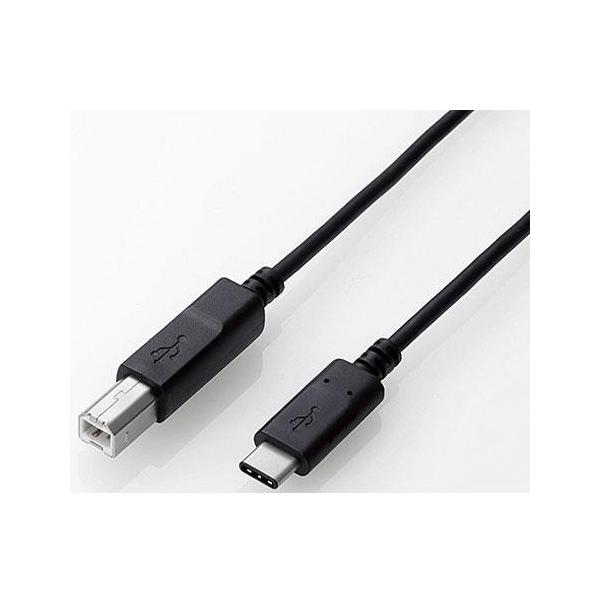 GR(ELECOM) U2C-CB20NBK ubN U2C-CBNBKV[Y USB2.0P[u 2.0m