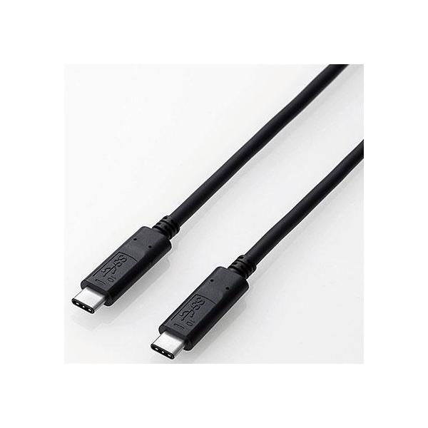 �G���R��(ELECOM) USB3-CCP10NBK �u���b�N USB3-CCPNBK�V���[�Y USB3.1�P�[�u�� 1.0m
