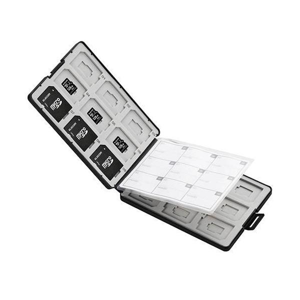 GR(ELECOM) CMC-SDCPP36BK ubN SD/microSDJ[hP[X vX`bN^Cv