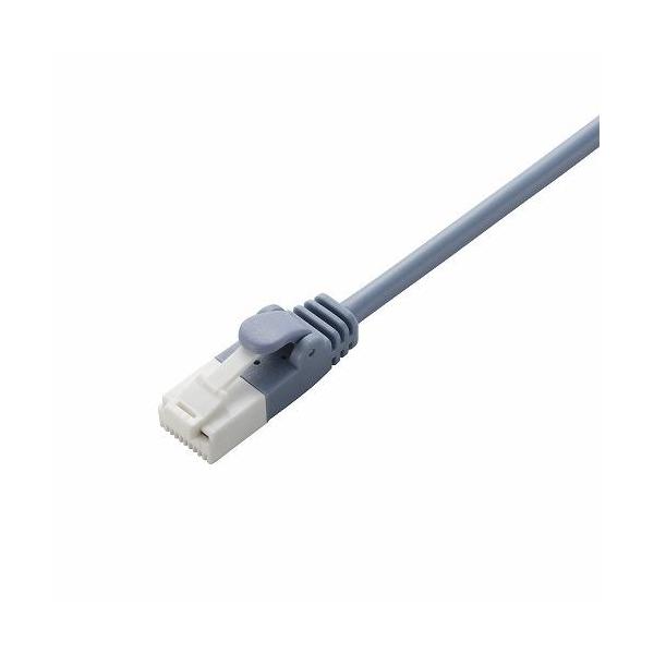 �G���R��(ELECOM) LD-GPYT/BU05 �u���[ �c���܂�h�~���炩LAN�P�[�u�� Cat6 0.5m