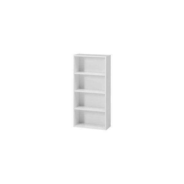 他サイト： 不二貿易  【組立品】 ＢＤラック ＢＯＯＫ＆ＤＶＤ ホワイト ＨＰ９４１８ＷＨ 81397【代引・日時指定・キャンセル不可・北海道沖縄離島配送不可】の商品画像