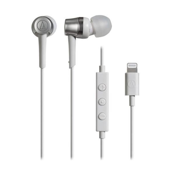 I[fBIeNjJ(audio-technica) ATH-CKD3Li WH zCg LightningpCz