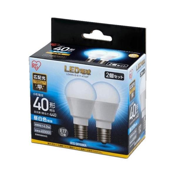 ACXI[}(Iris Ohyama) LDA4N-G-E17-4T52P LEDd F E17 40W` 440lm
