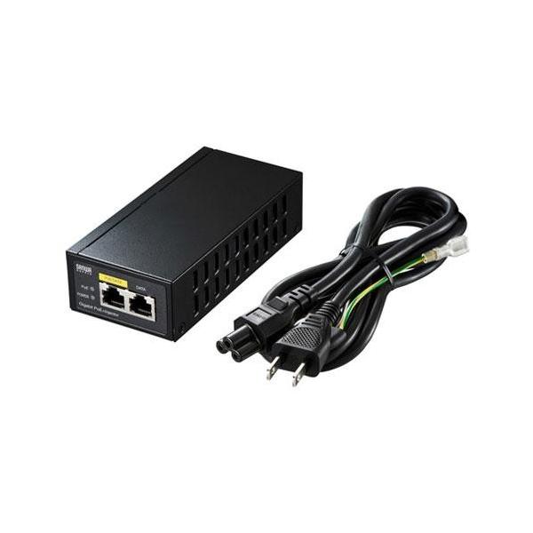 他サイト： サンワサプライ LAN-GIHINJ2 PoEインジェクター 2ポートの商品画像