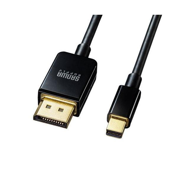 �T�����T�v���C KC-DPM14020 �u���b�N �~�j-DisplayPort�ϊ��P�[�u�� 2m Ver1.4