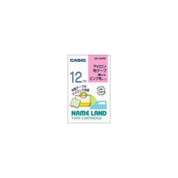 CASIO(�J�V�I) XR-12VPK �l�[�������h �A�C�����z�e�[�v �s���N/������ 12mm