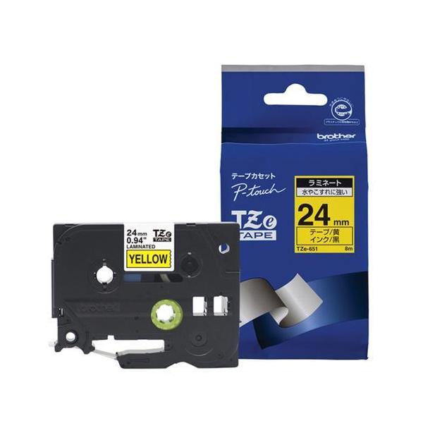 �u���U�[(brother) TZe-651 �s�[�^�b�` ���~�l�[�g�e�[�v ������/�� 24mm