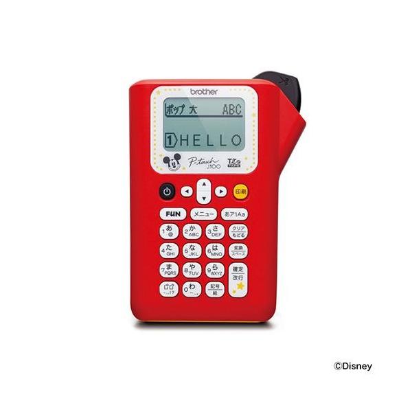 �u���U�[(brother) PT-J100MCR �~�b�L�[���b�h �s�[�^�b�` P-touch ���x�����C�^�[