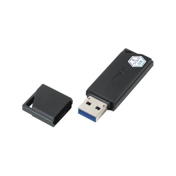 �o�b�t�@���[(BUFFALO) RUF3-KVB64G-BK �u���b�N �R�E�C���X�E�R�ۑΉ� USB 3.2 Gen 1 USB������ 64GB