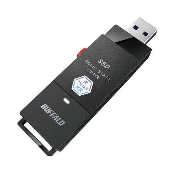 obt@[(BUFFALO) SSD-PUTVB250U3-B 3.2 Gen 1 Ή RECXERۑΉ XeBbN^ SSD 250GB