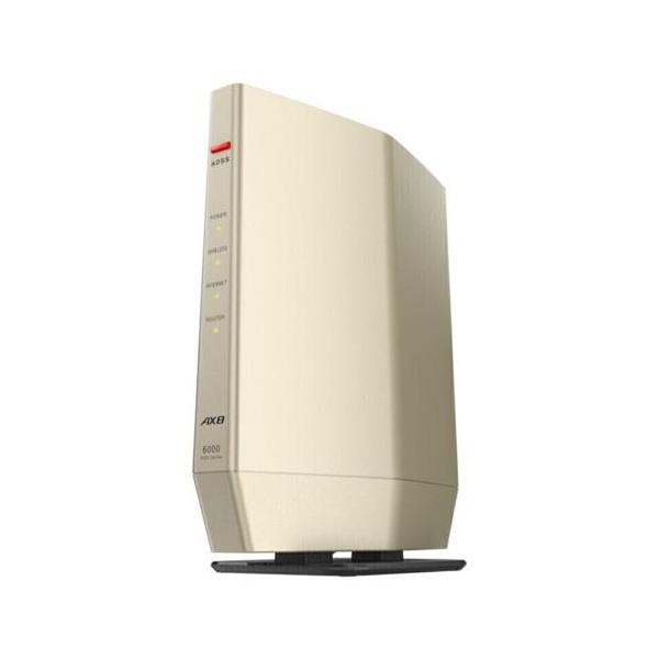 バッファロー(BUFFALO) WSR-6000AX8P-CG シャンパンゴールド Wi-Fi 6 4803+1147Mbps IPv6 OFDMA対応 Wi-Fiルーター AirStation