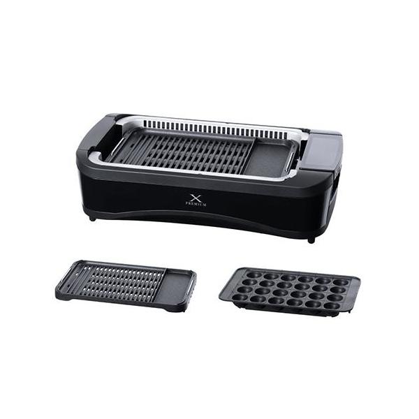 山善(YAMAZEN) YGMC-FXT130 吸煙グリル ホットプレート 2枚プレート