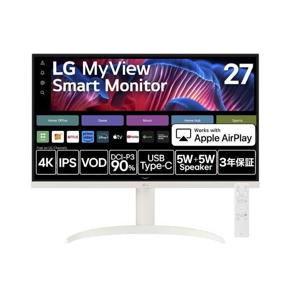 LG MyView 27インチ 4Kモニター 27SR75U-W LG 27