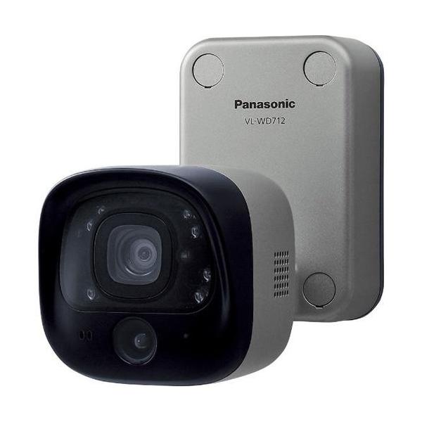 【長期保証付】パナソニック(Panasonic) VL-WD712K ドアホン連携ワイヤレスカメラ