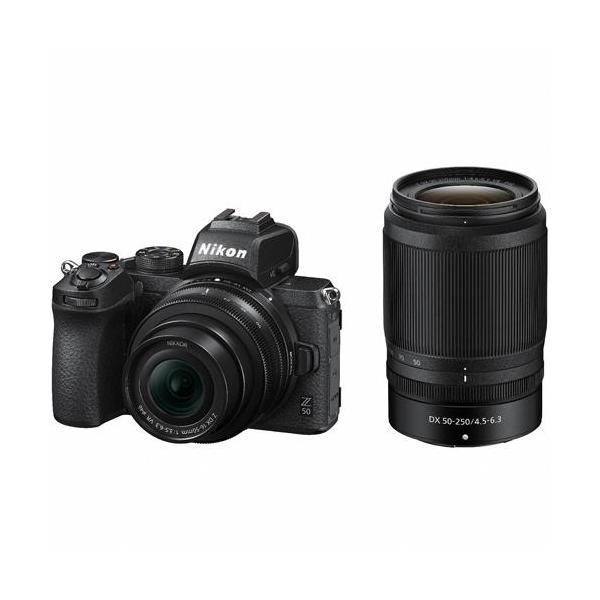 他サイト： 【長期保証付】ニコン(Nikon) 【アウトレットメーカー保証付】Z50 ダブルズームキット APS-C ミラーレス一眼カメラ [開封展示品]の商品画像
