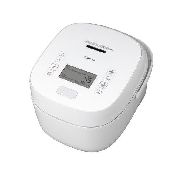 長期保証付】東芝(TOSHIBA) RC-18KGW-W グランホワイト 炎匠炊き 真空