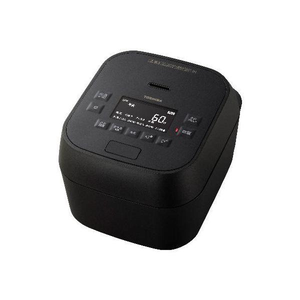 長期保証付】東芝(TOSHIBA) RC-10MGX-K グランブラック 炎 匠炊き 真空