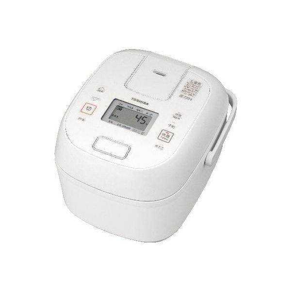 長期保証付】東芝(TOSHIBA) RC-6PXX-W ミルキーホワイト 炎匠炊き IH