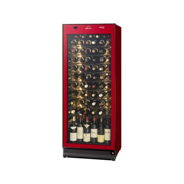 【標準設置料金込】フォルスター(forster) ST-RV273GL-R ワインレッド ロングフレッシュ 日本製ワインセラー 77本収納 左開き 標準設置料金込】フォルスター(forster) ST-RV273GL-R ワインレッド
