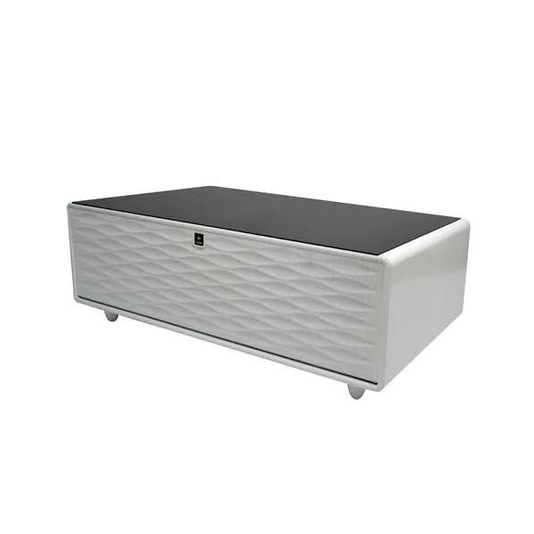 【標準設置料金込】LOOZER(ルーザー) LOOZER SMART TABLE STB135 WHITE Bluetoothスピーカー 2ドア冷蔵庫付テーブル 135L 標準設置料金込】LOOZER(ルーザー) LOOZER SMART TABLE STB135 WHITE