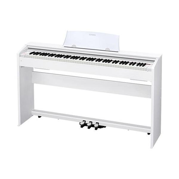 【設置】CASIO(カシオ) PX-770-WE(ホワイトウッド調) Privia(プリヴィア) 電子ピアノ 88鍵盤