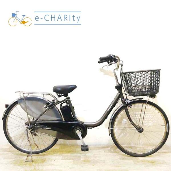 中古電動アシスト三輪自転車  Panasonic ビビライフ 中古電動三輪】パナソニック/ビビライフ タップリ荷物が積める電動
