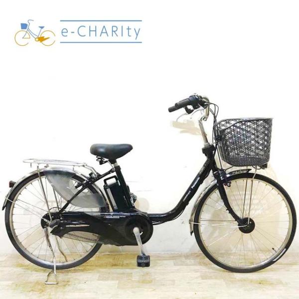 中古電動自転車 パナソニック リチウム　ビビDX 24インチ 横浜 №8183 Panasonic（パナソニック） 電動自転車 中古 ママチャリ ビビ DX